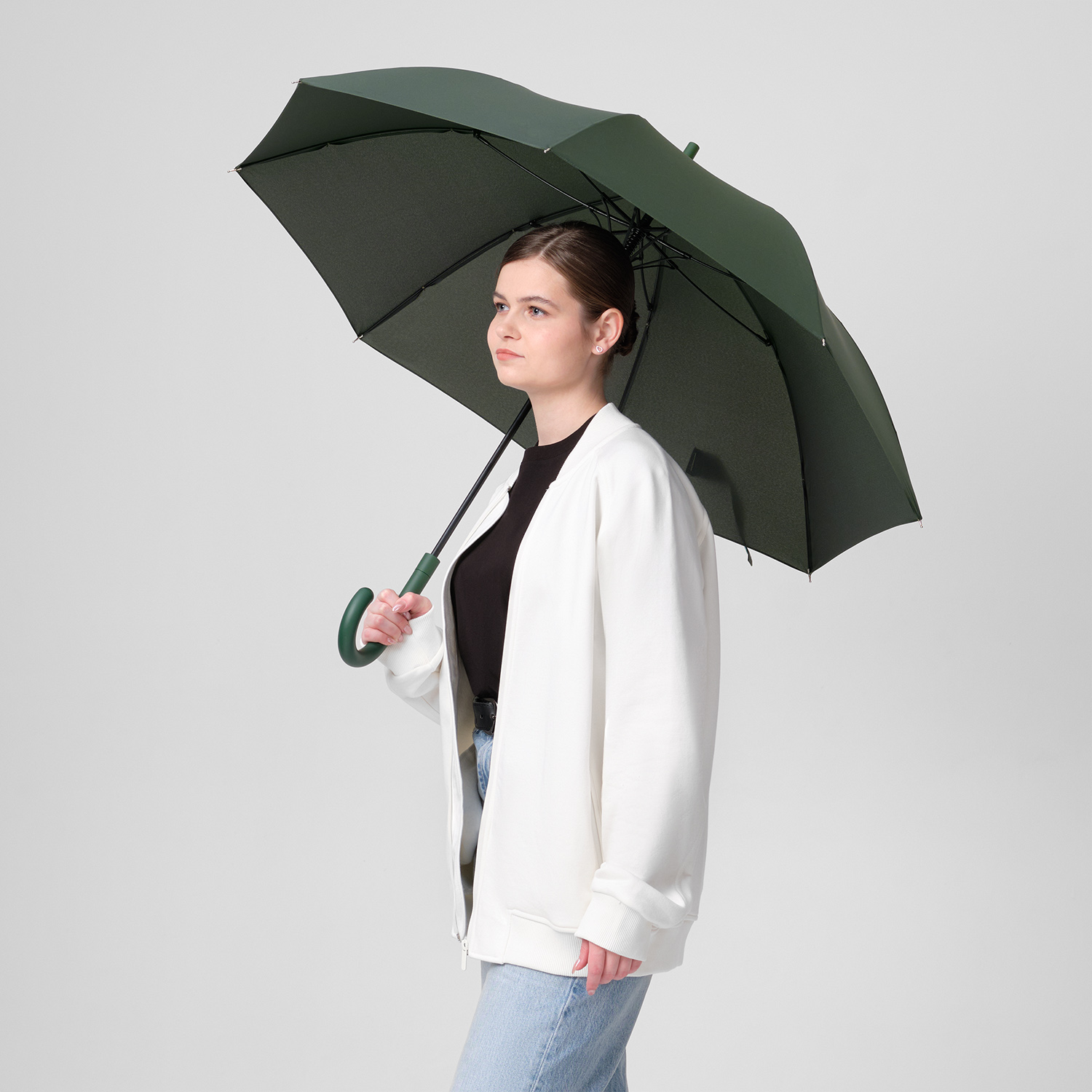 Зонт-трость Фантом (Phantom), зеленый