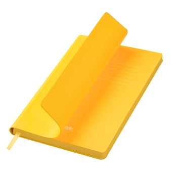 Ежедневник Латте (Latte NEW) недатированный, желтый/желтый (без упаковки, без стикера)